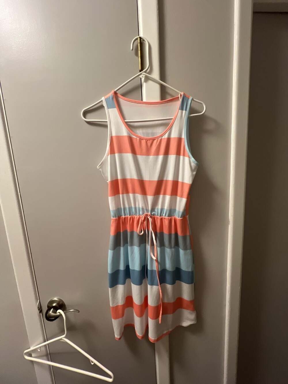 loose striped print dress